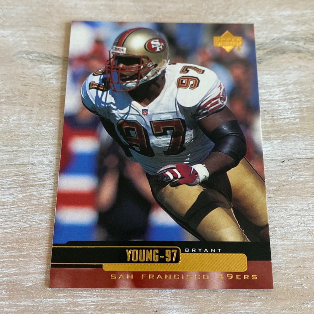 Bryant Young DT 49ERS 1999 Card